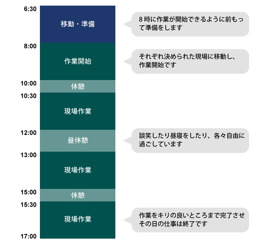 スケジュール表